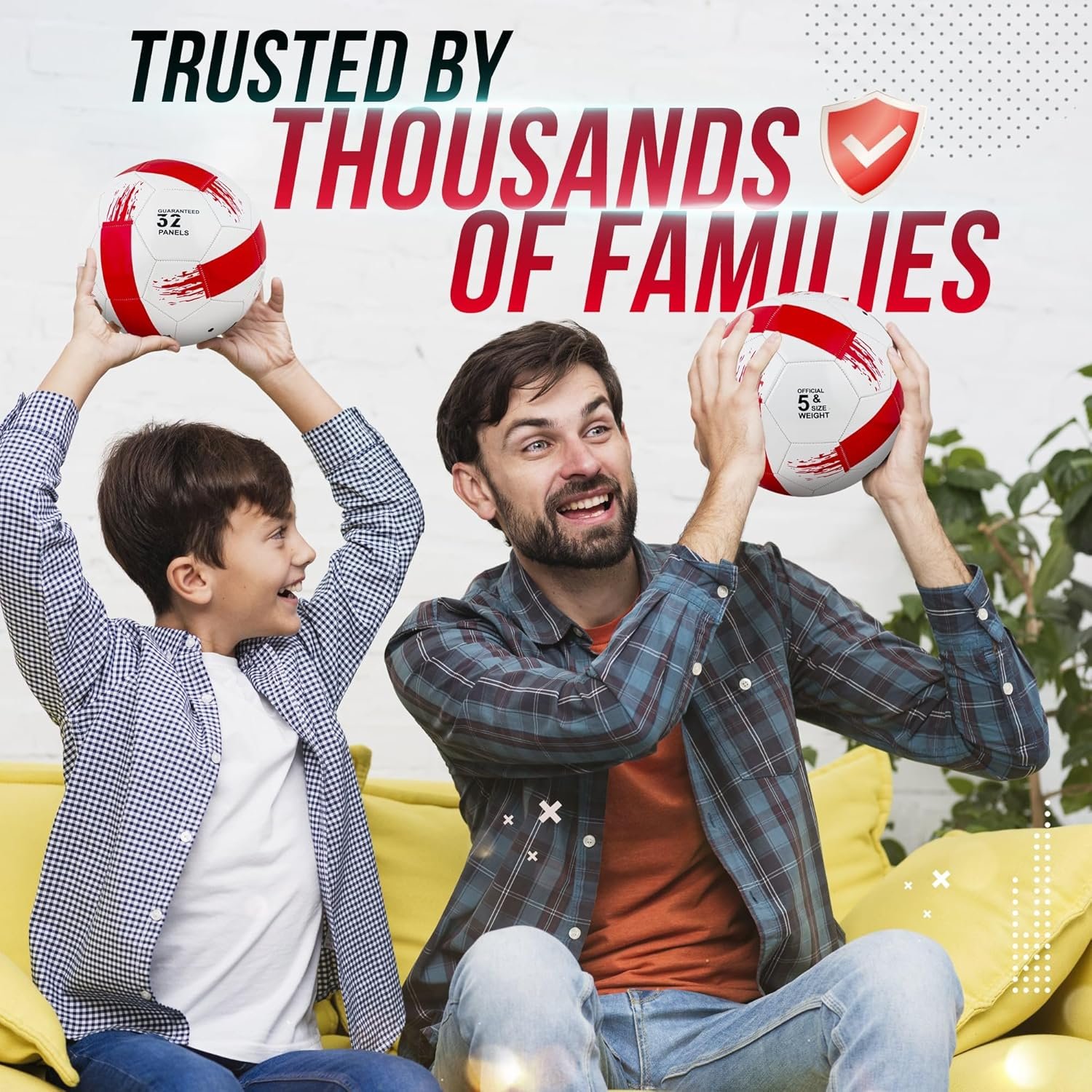 kids football ball – size 5 lightweight football for indoor & outdoor – durable, high performance design