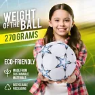 Home kids size 5 football ball 270 gr, lightweight soft and perfect for small feet. enhance your kids football skills and boost their confidence